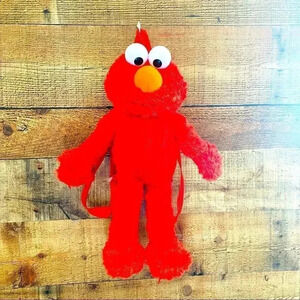 Sesame Street Elmo Plush Doll Backpack
